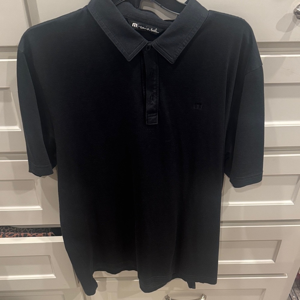 Travis Mathew Black Polo Shirt